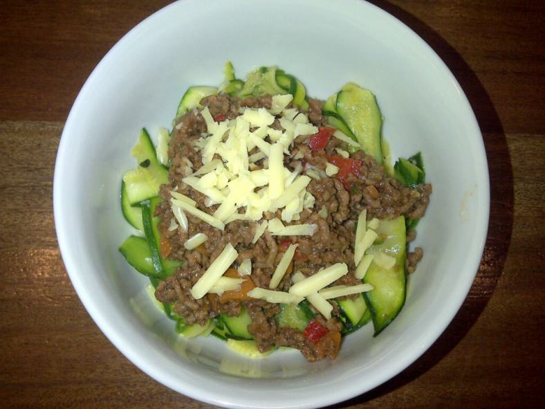 Baby marrow bolognaise