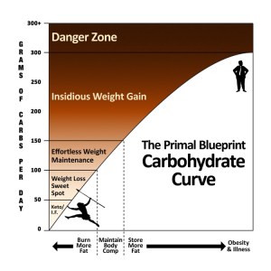 Mark Sisson's Carbohydrate Curve