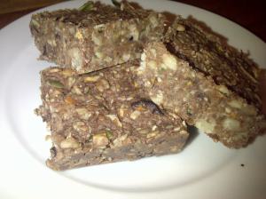 Choc-cranberry bars 1